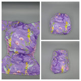 SassyCloth one size pocket cloth diaper with cotton print C39.