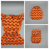 SassyCloth one size pocket cloth diaper with halloween cotton print (4).