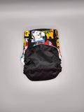 SassyCloth one size pocket cloth diaper with cotton print SW04.