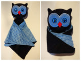 Owl Lovey, security cuddle blanket.